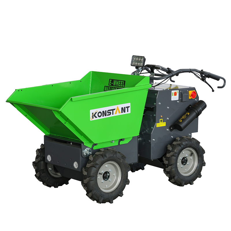 Hydrostatic System and Steering Ball Joint 100% Electric Powered Wheel Barrow Mini Dumper