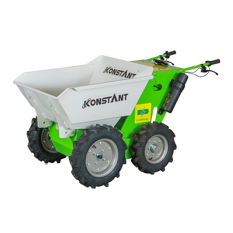 1000W Brushless DC Motor Powered All Terrian Concrete Buggy Full Electric Mini Dumper