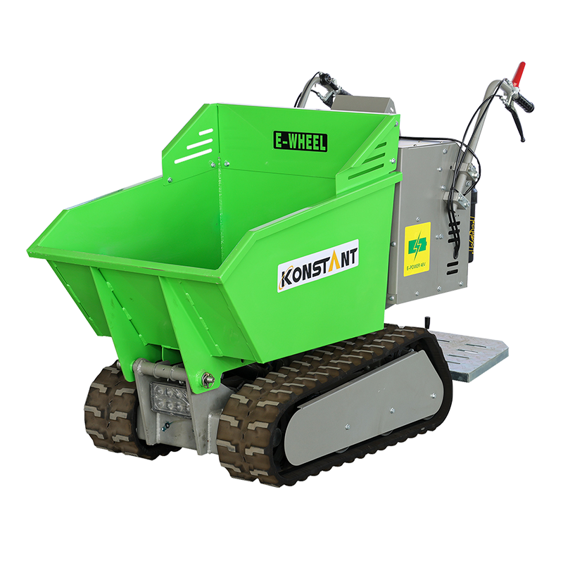 350kg Payload Electric Drive Tracked Undercarriage Battery Maintance free Mini Dumper