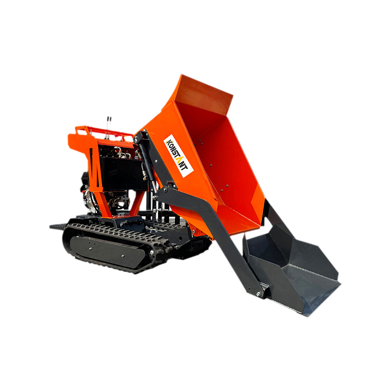 Self Loading Fully Hydrostatic 270CC Petrol and Diesel Powered Track Barrow Crawler Mini dumper