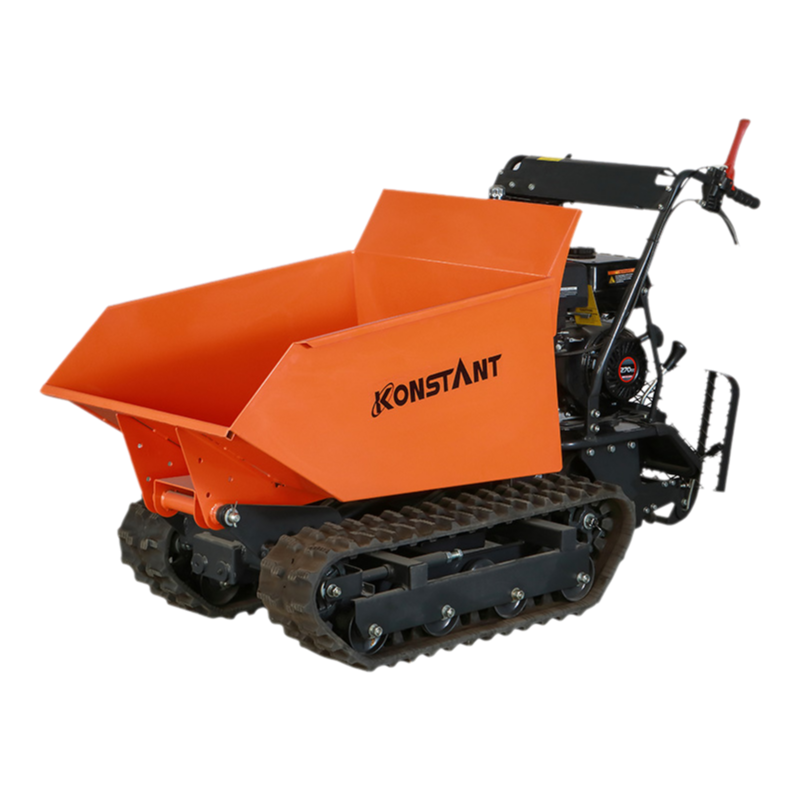 Customized Self Loading 9.0HP Power Hydraulic System Construction Crawler Mini Dumper